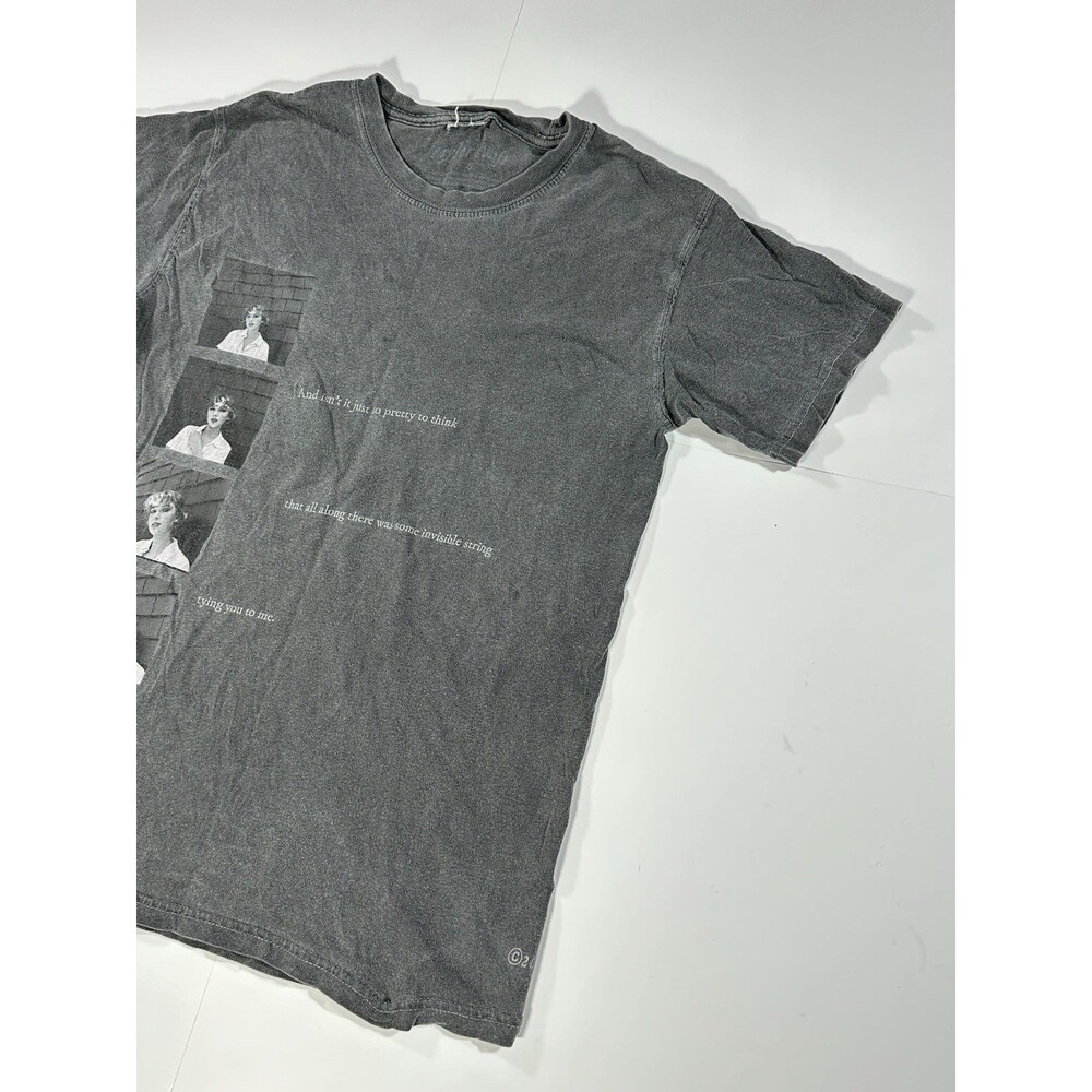 Taylor Swift Invisible String Gray T-Shirt Small From Taylor Swift Store Fade - Picture 2 of 13
